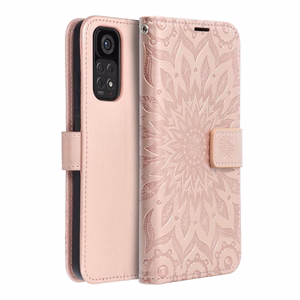 MEZZO Kirjasuojakuori Xiaomi Redmi Note 11 / 11S:lle mandala ruusukulta