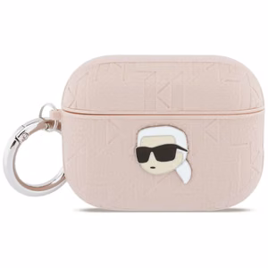 Karl Lagerfeld Monogram Karl Head Case for AirPods Pro 3 Pink