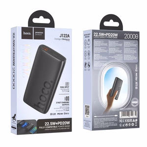 Varavirtalähde Hoco 20000 mAh QC PD 3A 22,5W J122A musta