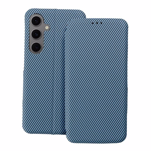 Flip-suojakuori Samsung S25 PLUS:lle Folio Side Magnet sininen