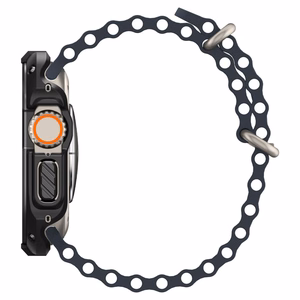 Spigen Tough Armor suojakuori mallille Apple Watch Ultra 49 mm, musta