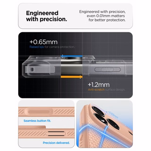 Spigen Liquid Air -suojakuori iPhone 18 Pro Max / 17 Pro Max -malleille, vaaleanpunainen