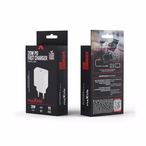 Maxlife MXTC-06 PD QC charger 1x USB-C 20W white