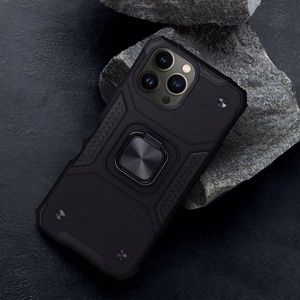 Nitro-suojakuori mallille iPhone 17 Pro / 18 Pro – musta