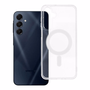 Suojakuori Samsung A16 5G / A16 4G:lle Clear Mag Cover (STR) yhteensopiva MagSafen kanssa läpinäkyvä