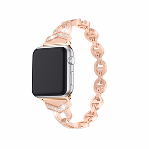 Bracelet loop for Apple Watch 42/44/45 design 3 rose gold