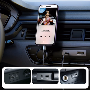 Joyroom Audio Transfer Series SY-A06 mini jack 3.5 mm / Lightning kaapeli 1.2m - musta