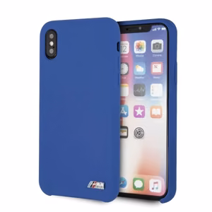 BMW Silicone M Collection iPhone X / Xs Suojakuori - sininen