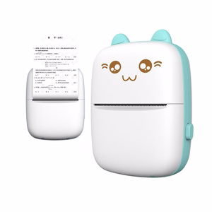 HURC9 Bluetooth Mini Kitty -lämpötulostin sovelluksella - sininen
