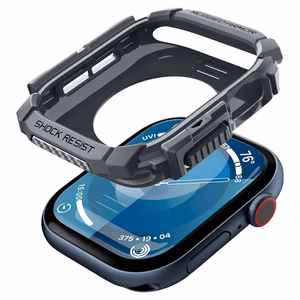 Spigen Rugged Armor Suojakuori Apple Watch 10 46mm - Harmaa