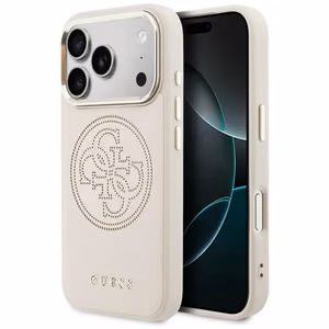 Guess Perforated 4G MagSafe Suojakuori iPhone 17 Pro:lle - Vaaleanpunainen