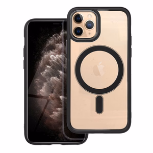 Suojakuori iPhone 11 PRO:lle Color Edge Mag Cover yhteensopiva MagSafe musta