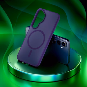 Samsung Galaxy S26+ – 3mk Smoke MagCase violetti puhelimen suojakuori