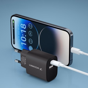Charger Wozinsky (WGWCB) (1xUSB-C;1xUSB 3A 20W) black