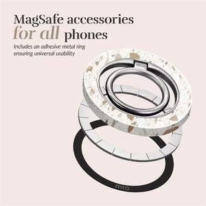 MIO Soft Terrazzo Magsafe Suojakuori rengaspidikkeellä