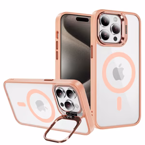 Tel Protect Kickstand MagSafe Suojakuori iPhone 14 Prolle vaaleanpunainen