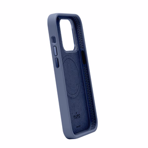 Puro Icon Mag Pro MagSafe silikonisuoja iPhone 15 Pro Max - tummansininen