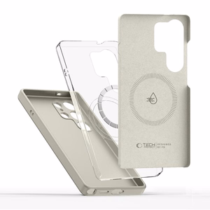 Tech-Protect Silicone MagSafe suojakuori Samsung Galaxy S26 Ultra:lle beige