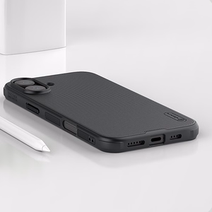 Nillkin Super Frosted Shield Pro Magneettinen suojakuori iPhone 16:lle - musta
