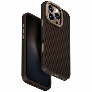 Uniq Keva Max Magclick Lataus Kamerajalusta Suojakuori iPhone 16 Pro:lle - Ruskea