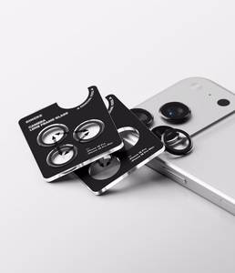 Ringke 2 kpl karkaistuja kamerakehyksen suojalaseja malleille iPhone 18 Pro / Pro Max, musta