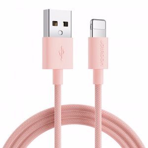 USB-kaapeli Joyroom S-1030M13 vaaleanpunainen Lightning 100cm