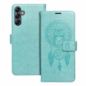 MEZZO Kirjasuojakuori Samsung A14 4G / A14 5G:lle dreamcatcher vihreä