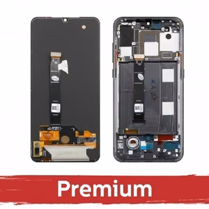 LCD-näyttö yhteensopiva Xiaomi Mi 9 kehyksellä / Lavender Violet / OEM