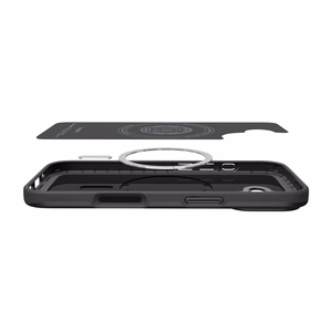 Spigen Thin Fit Mag Magsafe Suojakuori iPhone 17:lle musta