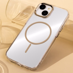 Clear Thin Mag Suojakuori iPhone 17 Air 6,6 kultainen