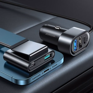 Joyroom JR-CL05 autolaturi, 72W, 2xUSB-C PD ja 3xUSB-A QC3.0, 1,5m, musta
