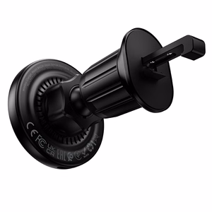 Borofone BH224 Flash -autopidike magneettinen induktiolatauksella tuuletusritilään, musta