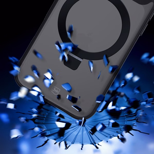 3mk Smoke Case Mag&Stand iPhone 17 Pro:lle - Musta