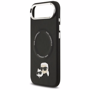 Karl Lagerfeld Karl & Choupette Pins MagSafe Case for iPhone Air - Black