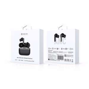 Devia Ultra1 Bluetooth TWS-nappikuulokkeet ANC:llä, mustat