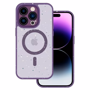 Tel Protect Magnetic Splash Frosted Suojakuori iPhone 15 Plus:lle violetti