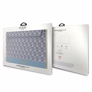 Guess GCube Stripes case for a 14" laptop - blue