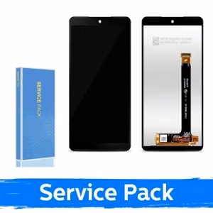 LCD-näyttö yhteensopiva Samsung G525 Xcover 5 musta (Service Pack / Aftermarket)(NF versio)