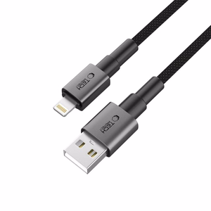 Tech-Protect UltraBoost DNA USB-A / Lightning kaapeli 15W/2.4A 100 cm - harmaa