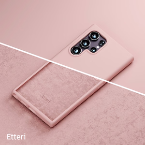Etteri silikonikuori Samsung Galaxy S24 Ultra vaaleanpunainen