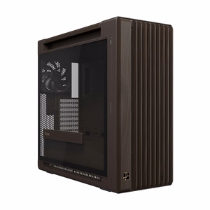 ASUS ProArt PA602 puuviimeistelty retroruskea keskikokoinen tornikotelo karkaistulla lasipaneelilla
