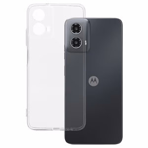 Ultra Clear 1mm Suojakuori Motorola Moto G34 5G:lle - läpinäkyvä
