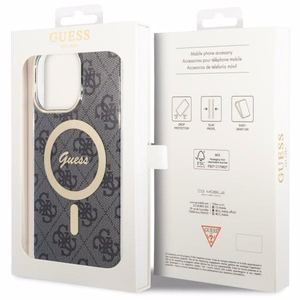 Guess 4G MagSafe suojakuori iPhone 14 Pro Max:lle - musta