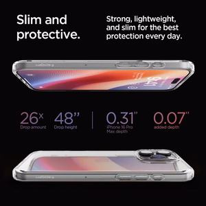 Spigen Ultra Hybrid Suojakuori iPhone 16 Pro Max 6,9 - kristallinkirkas