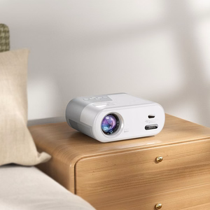 Hoco DT2 HD Ready -projektori Android Wi-Fi Bluetooth 720P valkoinen