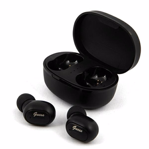 Guess GUTWST30BKTWS Bluetooth-langattomat kuulokkeet lataustelakalla, mustat