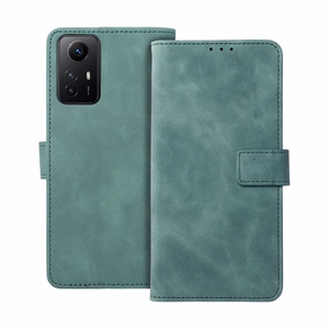 Flip-suojakuori Xiaomi Redmi NOTE 12S:lle Tender Book vihreä