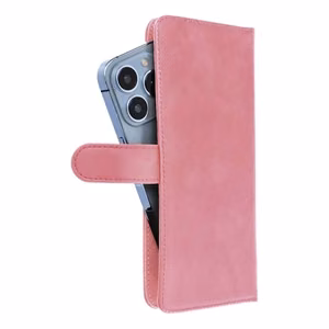 Läppäsuojakuori iPhone 12 / 13 / Samsung S6 / A5 2016 / Xcover 4 / S22 / Huawei P8 2017:lle Common Book koko S vaaleanpunainen
