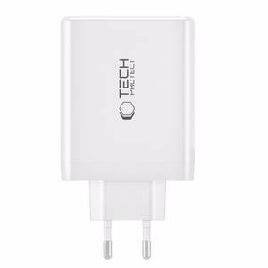 Tech-Protect NC100W-GAN charger network GaN 3x USB-C PD 100W / USB-A QC 3.0 - black