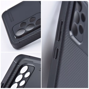 Case for Samsung A23 5G Carbon Premium black
